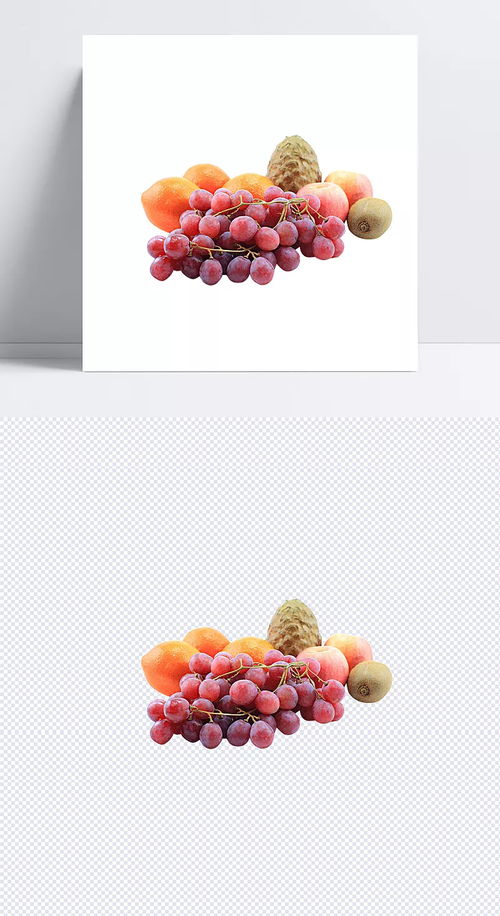 一堆水果 水果,葡萄,苹果,新鲜食物,食品,产品实物,设计元素 踏上云端的小象